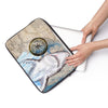 Shark Watercolor & Compass Art Laptop Sleeve