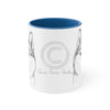 She Husky Dog On White Art Accent Coffee Mug 11Oz Blue /