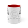She Husky Dog On White Art Accent Coffee Mug 11Oz Red /