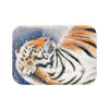 Siberian Tiger Snow Watercolor Art Bath Mat 24 × 17 Home Decor