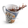 Siberian Tiger Snow Watercolor Art Latte Mug Mug