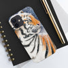 Siberian Tiger Snow Watercolor Case Mate Tough Phone Cases