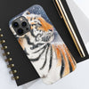 Siberian Tiger Snow Watercolor Case Mate Tough Phone Cases