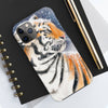 Siberian Tiger Snow Watercolor Case Mate Tough Phone Cases