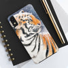 Siberian Tiger Snow Watercolor Case Mate Tough Phone Cases