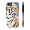 Siberian Tiger Snow Watercolor Case Mate Tough Phone Cases Iphone 7 8