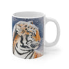 Siberian Tiger Snow Watercolor Mug 11Oz