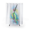 Singing Annas Hummingbird Watercolor Art Shower Curtain 71X74 Home Decor