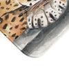 Sleeping Jaguar Watercolor Art Bath Mat Home Decor