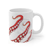 Smaller Red Tentacles Octopus Ink Mug 11Oz