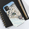 Snow Leopard I Watercolor Art Case Mate Tough Phone Cases