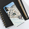 Snow Leopard I Watercolor Art Case Mate Tough Phone Cases