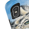 Snow Leopard I Watercolor Art Case Mate Tough Phone Cases