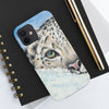 Snow Leopard I Watercolor Art Case Mate Tough Phone Cases