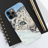 Snow Leopard I Watercolor Art Case Mate Tough Phone Cases