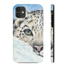 Snow Leopard I Watercolor Art Case Mate Tough Phone Cases Iphone 11