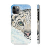 Snow Leopard I Watercolor Art Case Mate Tough Phone Cases Iphone 11 Pro Max