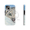 Snow Leopard I Watercolor Art Case Mate Tough Phone Cases Iphone 13
