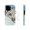Snow Leopard I Watercolor Art Case Mate Tough Phone Cases Iphone 13 Pro