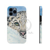 Snow Leopard I Watercolor Art Case Mate Tough Phone Cases Iphone 13 Pro Max