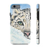 Snow Leopard I Watercolor Art Case Mate Tough Phone Cases Iphone 6/6S