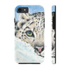 Snow Leopard I Watercolor Art Case Mate Tough Phone Cases Iphone 7 8 Se