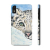 Snow Leopard I Watercolor Art Case Mate Tough Phone Cases Iphone Xr