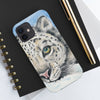 Snow Leopard Ii Watercolor Art Case Mate Tough Phone Cases