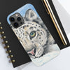 Snow Leopard Ii Watercolor Art Case Mate Tough Phone Cases