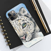 Snow Leopard Ii Watercolor Art Case Mate Tough Phone Cases
