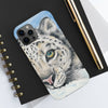 Snow Leopard Ii Watercolor Art Case Mate Tough Phone Cases