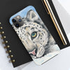 Snow Leopard Ii Watercolor Art Case Mate Tough Phone Cases