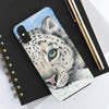 Snow Leopard Ii Watercolor Art Case Mate Tough Phone Cases