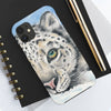 Snow Leopard Ii Watercolor Art Case Mate Tough Phone Cases