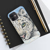 Snow Leopard Ii Watercolor Art Case Mate Tough Phone Cases