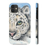 Snow Leopard Ii Watercolor Art Case Mate Tough Phone Cases Iphone 11