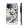 Snow Leopard Ii Watercolor Art Case Mate Tough Phone Cases Iphone 12
