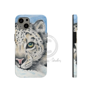 Snow Leopard Ii Watercolor Art Case Mate Tough Phone Cases Iphone 13