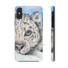 Snow Leopard Ii Watercolor Art Case Mate Tough Phone Cases Iphone X