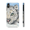 Snow Leopard Ii Watercolor Art Case Mate Tough Phone Cases Iphone Xs Max