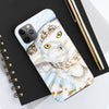 Snowy White Owl Flying Watercolor Art Case Mate Tough Phone Cases