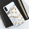 Snowy White Owl Flying Watercolor Art Case Mate Tough Phone Cases