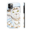 Snowy White Owl Flying Watercolor Art Case Mate Tough Phone Cases Iphone 11 Pro