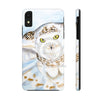 Snowy White Owl Flying Watercolor Art Case Mate Tough Phone Cases Iphone Xr