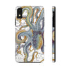 Steel Blue Octopus Vintage Map White Case Mate Tough Phone Cases Iphone Xr