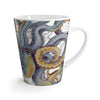 Steel Blue Octopustentacles White Latte Mug 12Oz Mug