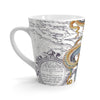 Steel Blue Octopustentacles White Latte Mug Mug