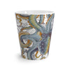 Steel Blue Octopustentacles White Latte Mug Mug