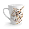 Stretching Bengal Cat Watercolor White Latte Mug Mug