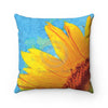 Sunflower Van Gogh Style Square Pillow Home Decor